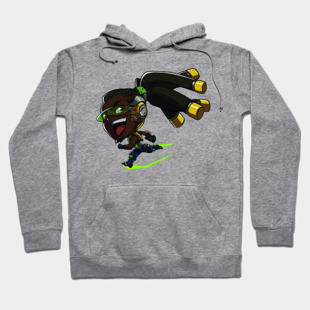 Lucio Cute Spray - Overwatch Hoodie by Bystanders